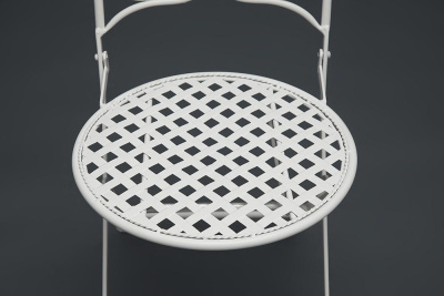 Кованый стул Secret De Maison Love Chair белый. Фото