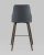 Стул полубарный Коналл экокожа антрацит. Фото №6