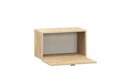 Шкаф навесной НМ 014.21-02 (открывание вниз) Snow wood , Дуб Бунратти, Дуб Бунратти. Фото №2