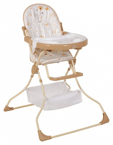 Стул для кормления Polini Kids 252, бежевый. Фото №1