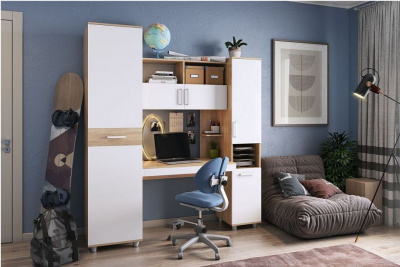 Комплекс Миллениум 2 дуб сонома/белый. Фото №2