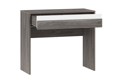 Стол туалетный Virginia НМ 011.08, Белый Скандинавский/Ясень Анкор темный. Фото