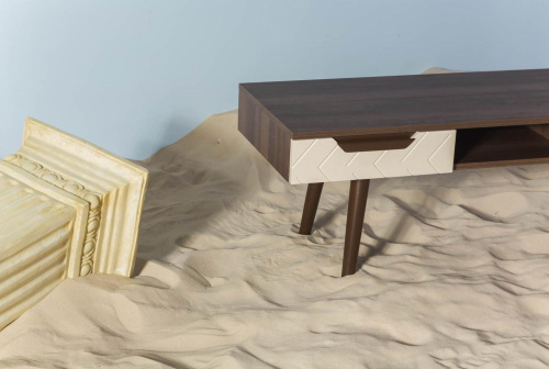 Стол журнальный Сканди Жемчужно-белый. Фото №6