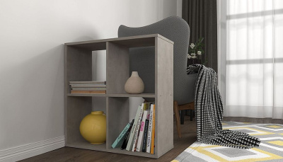 Стеллаж Polini Home Smart, серый фото Стеллаж Polini Home Smart, серый. Фото №5