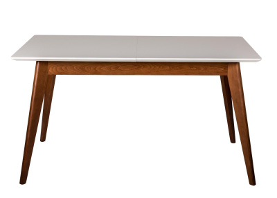 Стол Лунд раскладной 140-180 ОРЕХ-Белый. Фото №5