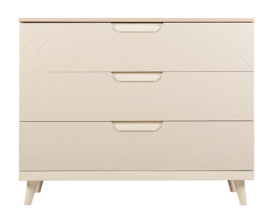 Комод с 3 ящиками Сканди Жемчужно-белый фото Комод с 3 ящиками Сканди Жемчужно-белый. Фото №5