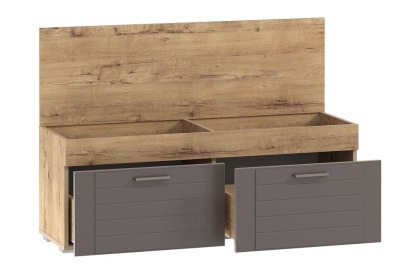 Тумба Livorno НМ 040.72,  Софт Графит, Дуб Бунратти. Фото №2