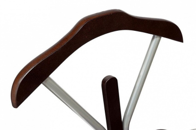 Вешалка CH-4089 дерево/хромированный металл, 48*28*108 см, Орех (Walnut). Фото