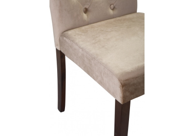 Стул деревянный Amelia dark walnut / fabric beige. Фото №5