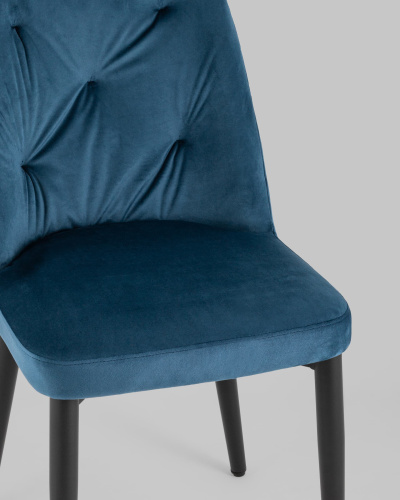 Стул Эмма велюр сине-зеленый. Фото №9