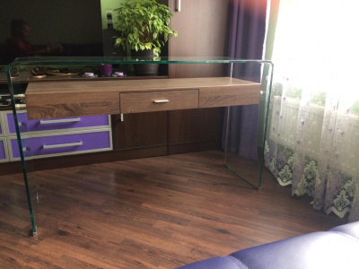 Консоль F-GW709 прозрачный/коричневый фото Консоль F-GW709 прозрачный/коричневый. Фото №4