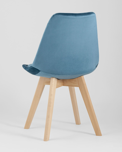 Стул FRANKFURT велюр синий. Фото №7