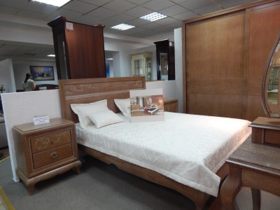 Кровать Соната с декором ММ-283-02/18Б. Фото