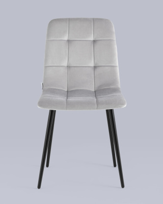 Стул Одди велюр светло-серый. Фото