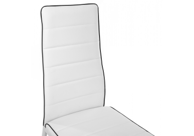 Стул DC2-001 white / black фото Стул DC2-001 white / black. Фото №4