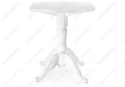 Стол деревянный Адней белый / рисунок. Фото