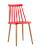 Стул Морган пластиковый красный фото Стул Морган пластиковый красный. Фото №2