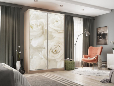 Рио 7-600 розы (полки справа) дуб млечный. Фото №2