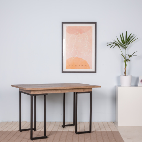 Стол раскладной обеденный Loft 120 Дуб табак. Фото №12