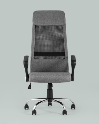 Кресло офисное TopChairs Bonus серое фото Кресло офисное TopChairs Bonus серое. Фото №5