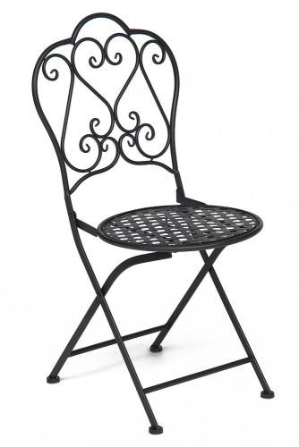 Кованый стул Secret De Maison Love Chair черный. Фото №1