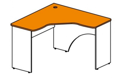 Стол угловой Силуэт. Фото