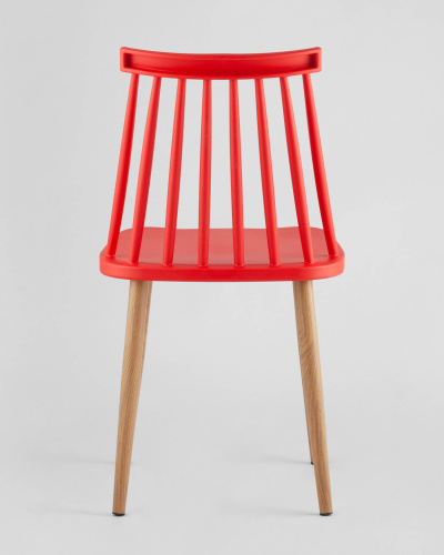 Стул Морган пластиковый красный. Фото №6