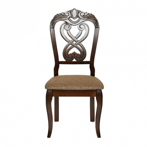 Стул -Андромеда/ Andromeda Цвет: каркас - сappuchino, обивка - коричневый S 168-7.  (поставляется только по 2 шт). Фото №2