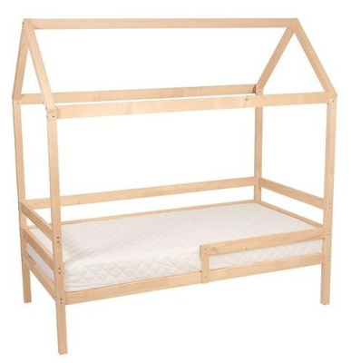 Кровать-домик Polini Kids Simple, коричневый. Фото
