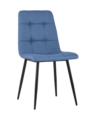 Стул Вольт рогожка синий фото Стул Вольт рогожка синий. Фото