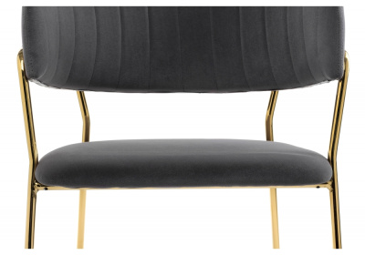 Стул Kamelia grey / gold фото Стул Kamelia grey / gold. Фото №4