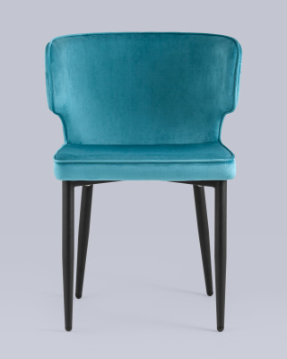 Стул Матео велюр темно-бирюзовый фото Стул Матео велюр темно-бирюзовый. Фото №5