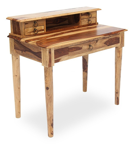 Стол-бюро Бомбей – 4662, палисандр, 122*57*97, Natural (натуральный). Фото №1