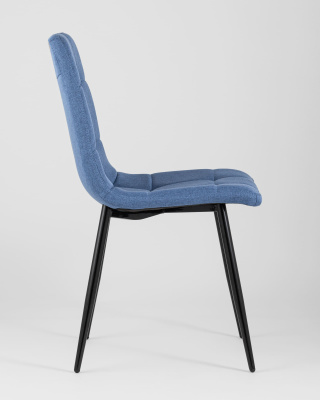 Стул Вольт рогожка синий фото Стул Вольт рогожка синий. Фото