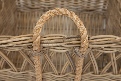 Корзина Secret De Maison Marga  натуральный ротанг, 35*50*48 см, Натуральный Кубу / Natural Kubu. Фото №2