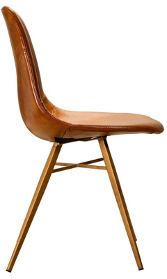 Стул складной ДЖОН металлик, желтый. Фото