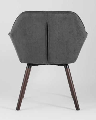 Кресло Брайан темно-серое. Фото №6