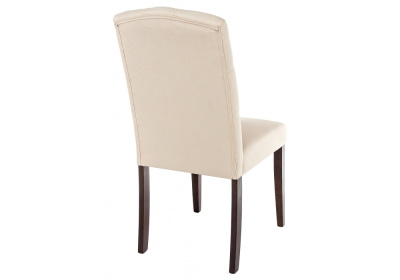 Стул деревянный Menson dark walnut  / fabric cream. Фото №5