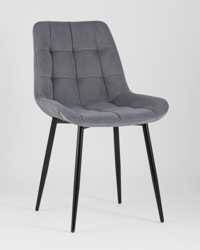 Стул Флекс велюр серый. Фото №3