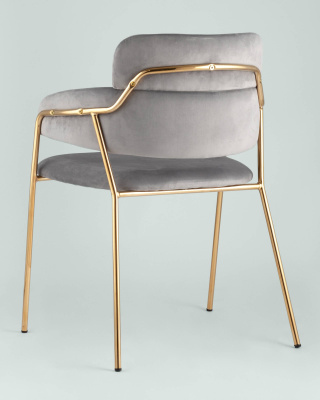 Стул Полин светло-серый. Фото