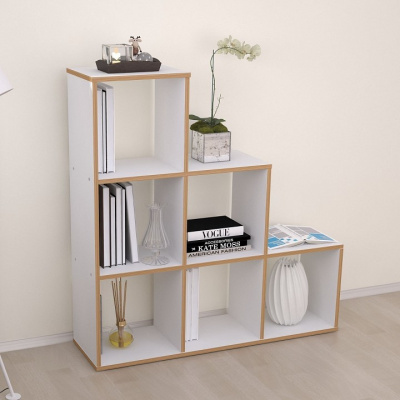 Стеллаж Polini Home Smart, белый. Фото