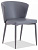 Стул AMY ( mod 09)  металл, PU, 57x52.5x75, серый (поставляется по 2 шт)