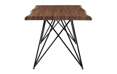 Стол T-1078 орех/матовый черный. Фото №5