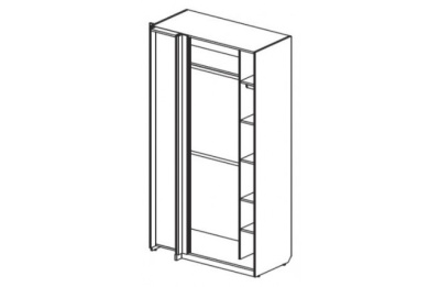 Шкаф угловой прямой Силуэт фото Шкаф угловой прямой Силуэт. Фото №3