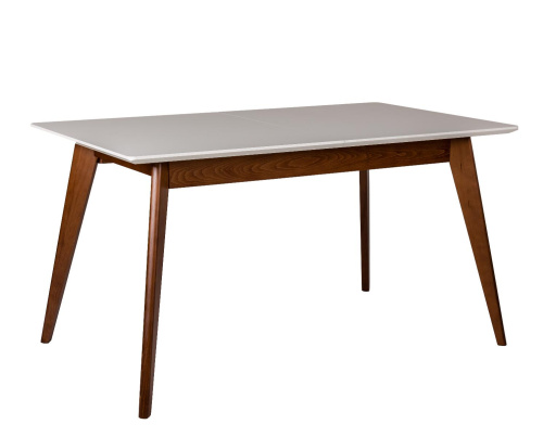 Стол Лунд раскладной 140-180 ОРЕХ-Белый. Фото №7