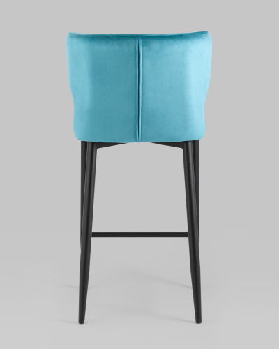 Стул полубарный Матео велюр темно-бирюзовый. Фото №6