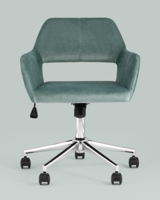 Кресло офисное Ross велюр морской. Фото №5