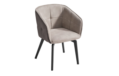 Стул HERTA 13367 LIGHT GREY серо-бежевый. Фото №8