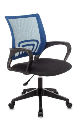 Кресло офисное TopChairs ST-Basic сетка/ткань синий фото Кресло офисное TopChairs ST-Basic сетка/ткань синий. Фото №3