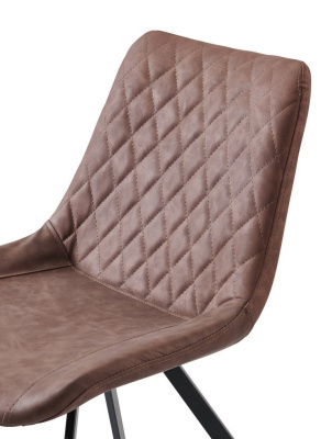 Стул C-931 коричневый. Фото